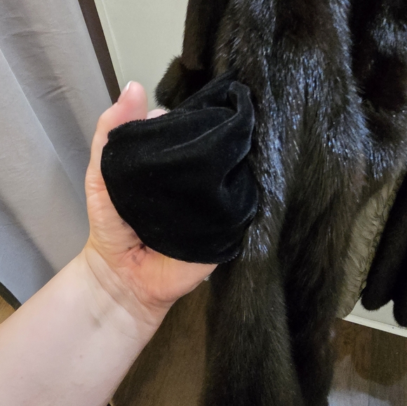 Vintage genuine mink fur coat - Picture 11 of 16